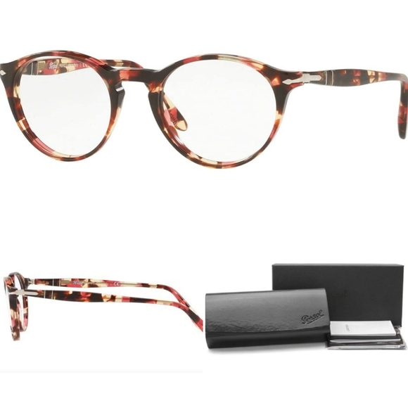 🔥New Persol Pink BROWN eyeglasses feame